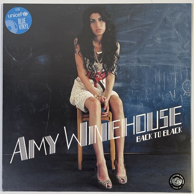 Lot 580 - AMY WINEHOUSE - BACK TO BLACK LP (LIMITED/ UNICEF BLUE VINYL - NEW & SEALED - 602517341289)