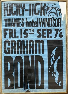 Lot 318 - GRAHAM BOND RICKY TICK POSTER.