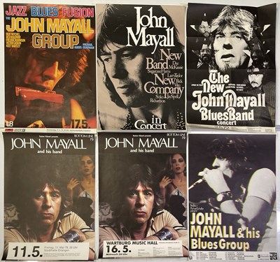 Lot 451 - JOHN MAYALL - GUNTHER KIESER DESIGNED POSTERS.
