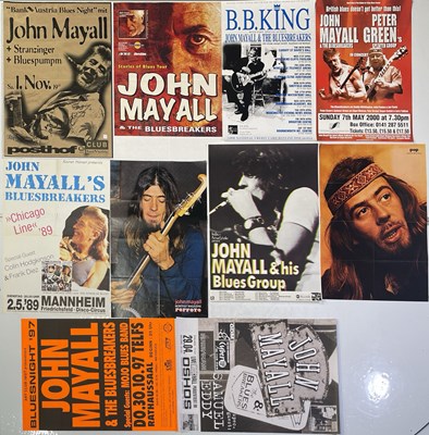 Lot 452 - JOHN MAYALL AND BAND SIGNED POSTER.
