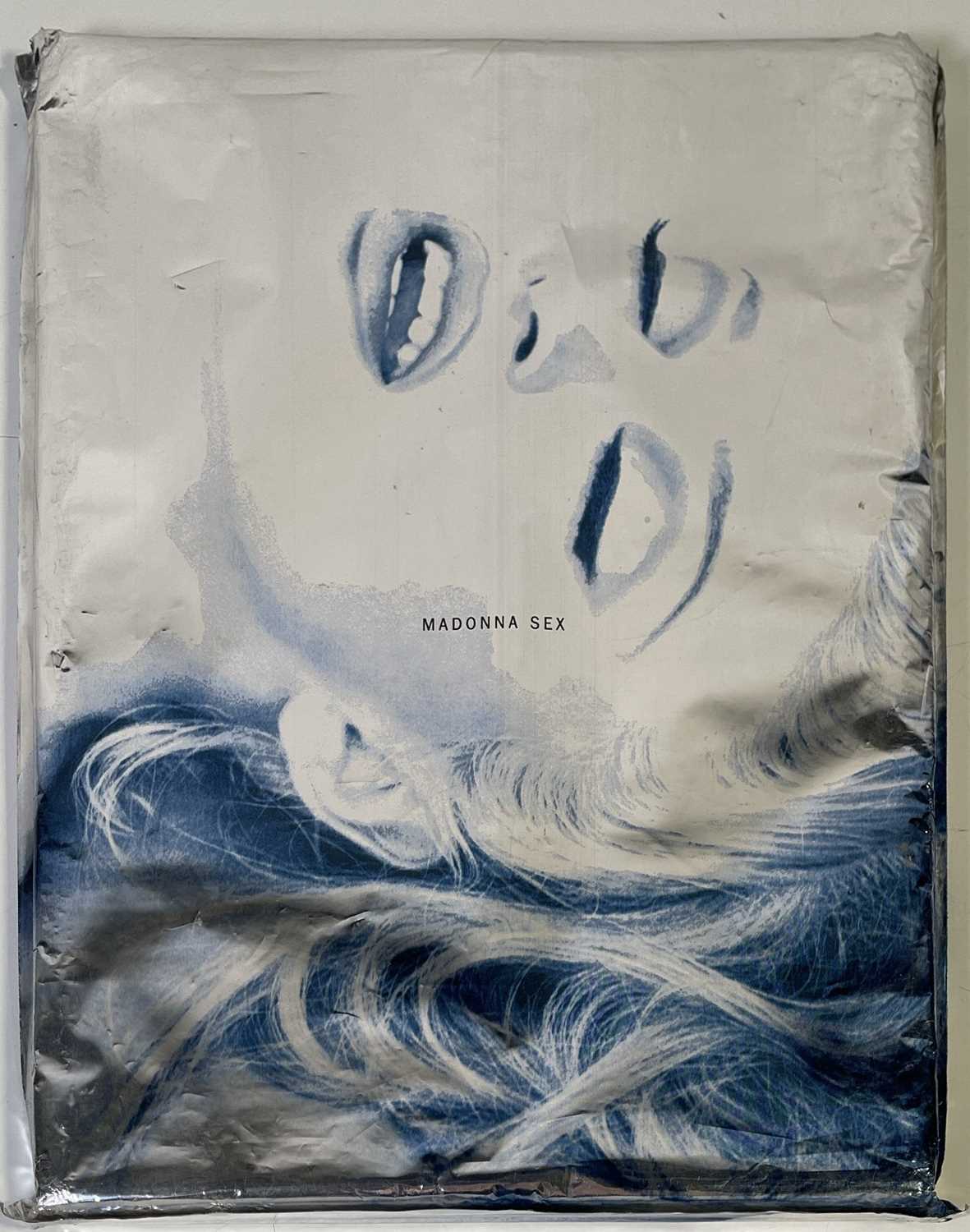 Lot 93 - MADONNA - SEX BOOK WITH CD AND FOIL. MADONNA - SEX BOOK WITH CD AND FOIL.