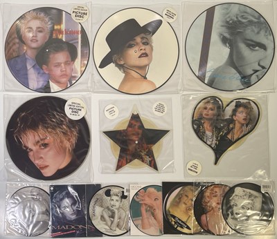 Lot 587 - MADONNA - COLLECTION OF SHAPE / PICTURE DISCS AND SINGLES.