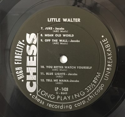 Lot 365 - LITTLE WALTER - THE BEST OF LITTLE WALTER (ORIGINAL US CHESS LP 1428).