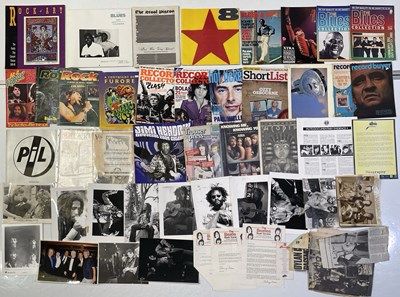 Lot 90 - MUSIC MEMORABILIA INC PHOTOGRAPHS/MAGAZINES ETC.