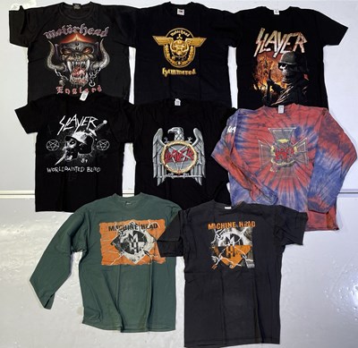 Lot 380 - SLAYER / MOTORHEAD / MACHINE HEAD - T-SHIRT COLLECTION.