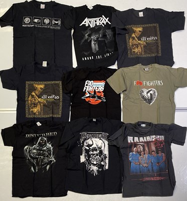 Lot 381 - METAL / HARD ROCK T-SHIRT COLLECTION.