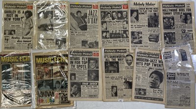 Lot 94 - 1960S MUSIC NEWSPAPERS INC NME / MELODY MAKER.