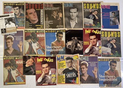 Lot 518 - THE SMITHS - MAGAZINES / NEWSPAPERS WITH SMITHS COVERS.