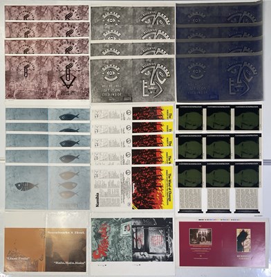 Lot 163 - ROUGH TRADE - PROOF SLEEVES AND ARTWORK.