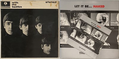 Lot 27 - THE BEATLES - LET IT BE NAKED/ WITH THE BEATLES LP PACK