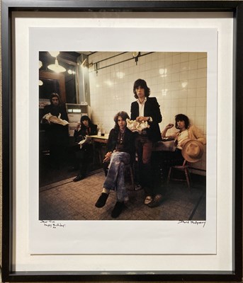 Lot 477 - THE ROLLING STONES - DAVID MONTGOMERY SIGNED PHOTOGRAPH.