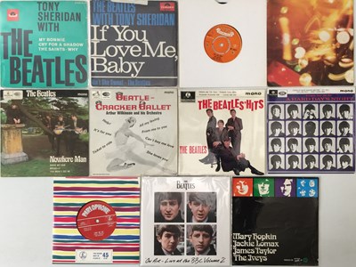 Lot 38 - THE BEATLES - 7" PACK (INC FLEXI/ OVERSEAS/ REISSUES)