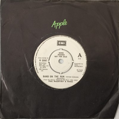 Lot 51 - PAUL MCCARTNEY & WINGS - BAND ON THE RUN 7" (UK DEMO - EMI - R5997)
