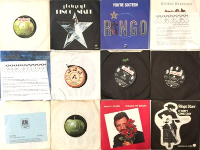 Lot 57 - BEATLES SOLO/ APPLE RECORDS AND RELATED - 7" PACK (INC FACTORY SAMPLES)