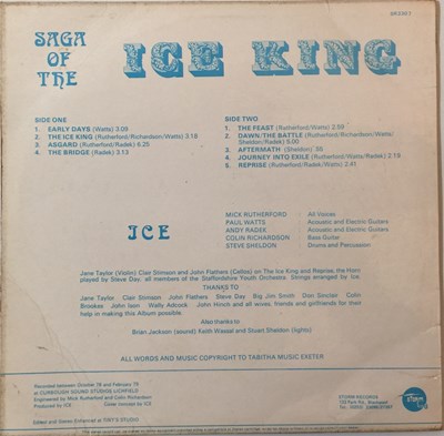 Lot 136 - ICE - SAGA OF THE ICE KING LP (ORIGINAL UK RELEASE - STORM SR 3307)