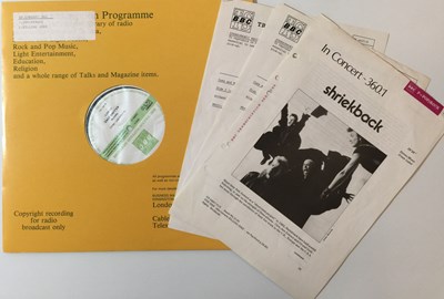 Lot 138 - SHRIEKBACK/KILLING JOKE - IN CONCERT - 360 LP (ORIGINAL BBC TRANSCRIPTION SERVICE RELEASE - CN 4607/S)