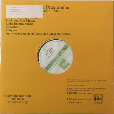 Lot 138 - SHRIEKBACK/KILLING JOKE - IN CONCERT - 360 LP (ORIGINAL BBC TRANSCRIPTION SERVICE RELEASE - CN 4607/S)