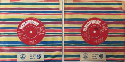 Lot 85 - THE BEATLES - PLEASE PLEASE ME/ LOVE ME DO 7" (RED PARLOPHONE PACK)