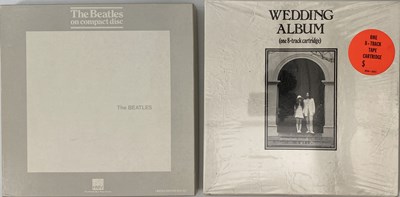 Lot 88 - THE BEATLES AND RELATED - CD/ 8-TRACK/VHS/ REEL TO REEL COLLECTION