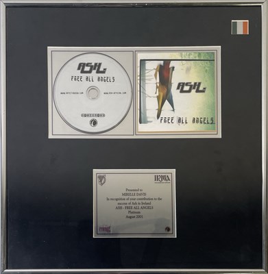 Lot 396 - ASH - FREE ALL ANGELS PLATINUM PRESENTATION AWARD.