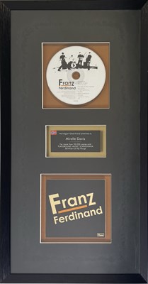 Lot 397 - FRANZ FERDINAND - FRANZ FERDINAND NORWEGIAN GOLD AWARD.
