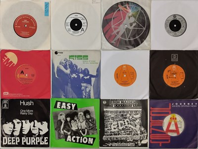 Lot 670 - CLASSIC/ HEAVY ROCK & METAL - 7" COLLECTION (INC RARITES)