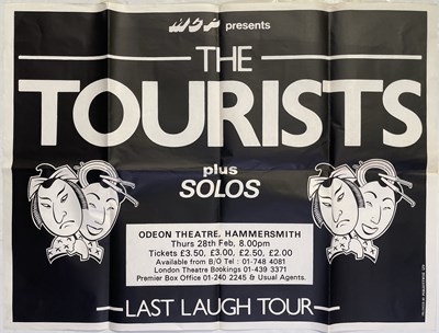 Lot 171 - EURYTHMICS INTEREST - THE TOURISTS ORIGINAL CONCERT POSTER.