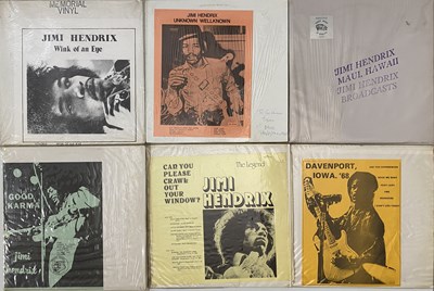 Lot 743 - JIMI HENDRIX - PRIVATE RELEASES - LP COLLECTION