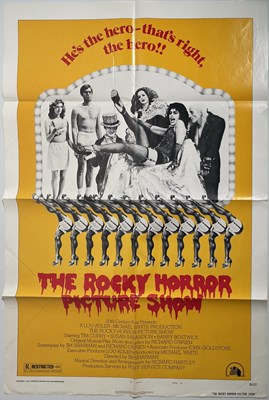 Lot 133 - THE ROCKY HORROR PICTURE SHOW (1975) STYLE B US ONE-SHEET POSTER.