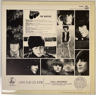 Lot 132 - THE BEATLES - RUBBER SOUL LP (SECOND UK MONO PRESSING - PMC 1267)