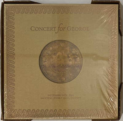 Lot 135 - CONCERT FOR GEORGE - EXCLUSIVE DELUXE EDITION (2018 LP/CD/DVD BOX SET - CONCORD MUSIC 888072030077)