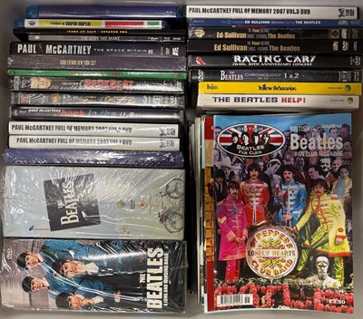 Lot 187 - THE BEATLES - DVDS, FANZINES, STAMPS ETC.