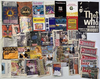 Lot 58 - GLASTONBURY FESTIVAL - MEMORABILIA COLLECTION