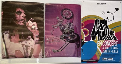 Lot 183 - ROCK AND POP POSTER COLLECTION INC SEX PISTOLS / ARCTIC MONKEYS.