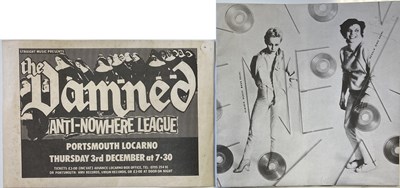 Lot 137 - THE DAMNED FLYER / KLEENEX SLEEVE.