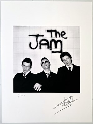 Lot 481 - THE JAM - MARTYN GODDARD IN THE CITY ARTIST PROOF PRINT.