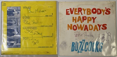 Lot 292 - BUZZCOCKS - TWO SIGNED 7" SINGLES.