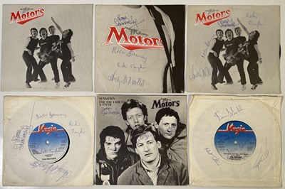 Lot 298 - THE MOTORS - SIGNED 7" SINGLE COLLECTION.