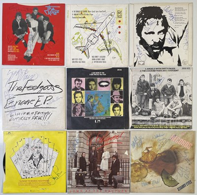 Lot 308 - PUNK / HARD ROCK - SIGNED 7" SINGLE COLLECTION.
