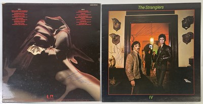 Lot 320 - THE STRANGLERS - SIGNED LP SLEEVES.