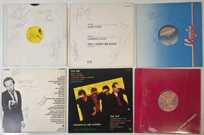Lot 328 - SIGNED LPS/12" SLEEVES INC SQUEEZE.