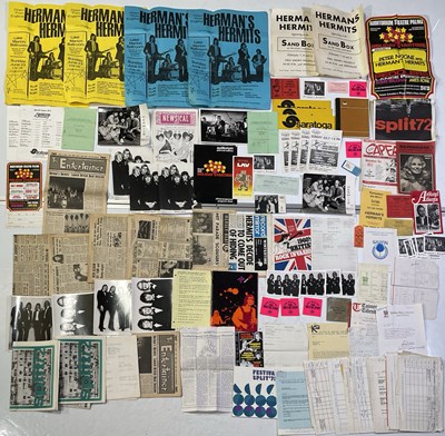 Lot 61 - HERMAN'S HERMITS MEMORABILIA.