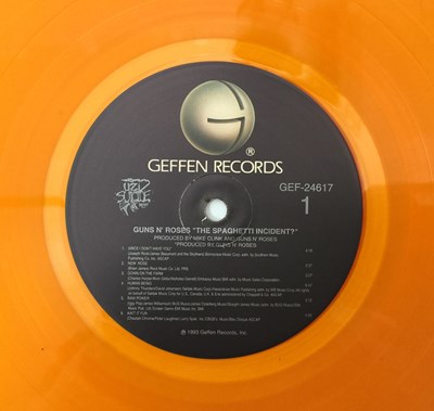 Lot 897 - GUNS 'N' ROSES - THE SPAGHETTI INCIDENT? LP (GEF-24617 - ORIGINAL STERLING ORANGE STAMPED)