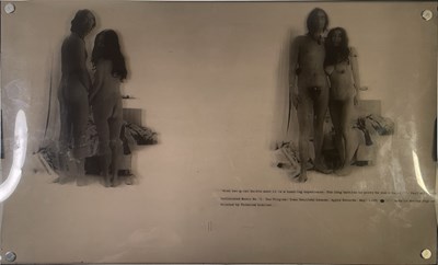 Lot 503 - THE BEATLES - JOHN LENNON / YOKO ONO - TWO VIRGINS FILM SHEET USED IN PRODUCTION OF LP ARTWORK.