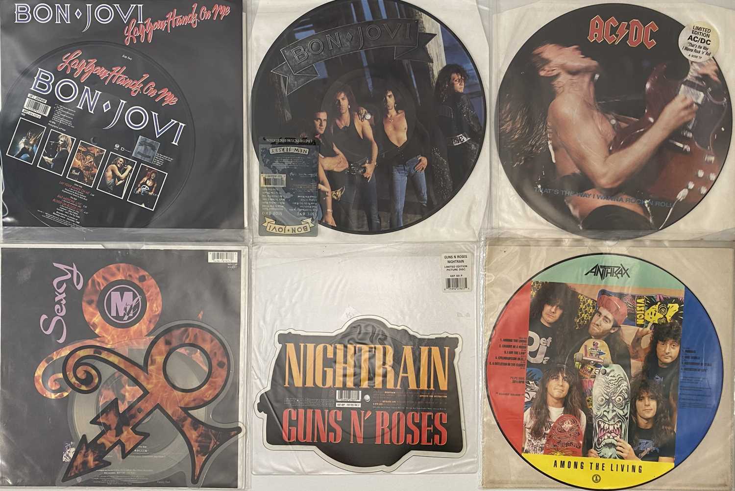 Lot 909 - PICTURE DISCS AND SHAPED 7" AND LP COLLECTION