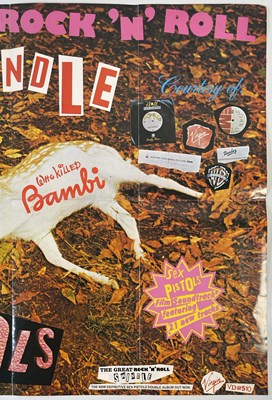 Lot 351 - THE SEX PISTOLS - AN ORIGINAL 'GREAT ROCK N ROLL SWINDLE' PROMO POSTER.