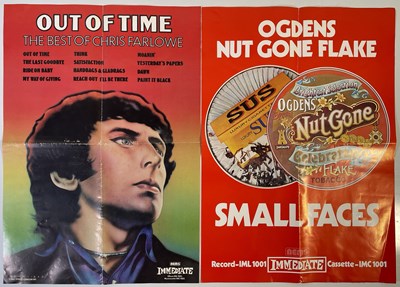 Lot 354 - SMALL FACES - OGDENS NUT GONE FLAKE IMMEDIATE PROMOTIONAL POSTER.