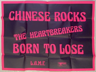 Lot 355 - PUNK INTEREST - HEARTBREAKERS - ORIGINAL TRACK RECORDS PROMO POSTER.