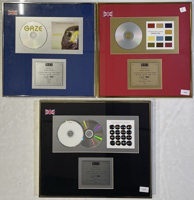 Lot 400 - THE BEAUTIFUL SOUTH - THREE OFFICIAL BPI AWARDS.