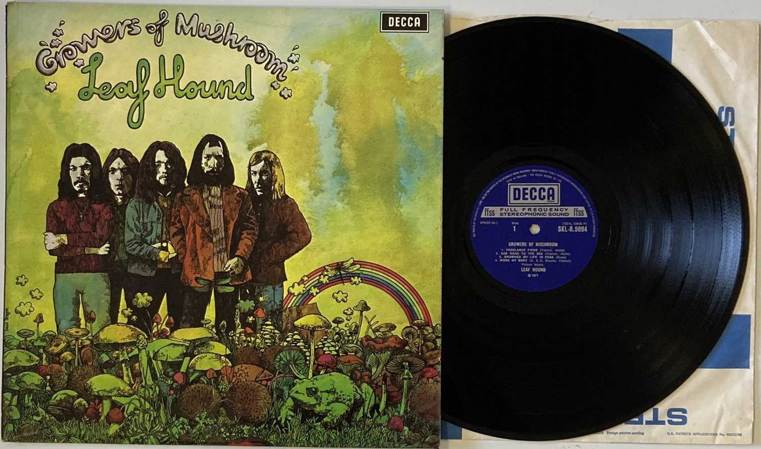 Lot 148 - LEAF HOUND - GROWERS OF MUSHROOM LP (ORIGINAL UK PRESSING - DECCA SKL-R 5094)